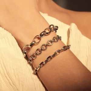 Bibbiena Poppi Acadia 925 Sterling Silber Gliederarmband