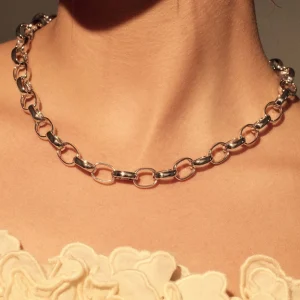 Bibbiena Poppi Acadia 925 Sterling Silber Gliederkette