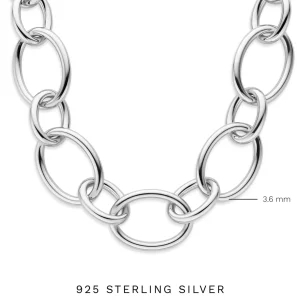 Bibbiena Poppi Adriane te 925 Sterling Silber Gliederkette