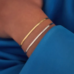 Bibbiena Poppi Alessia 925 Sterling Silber vergoldetes Armband