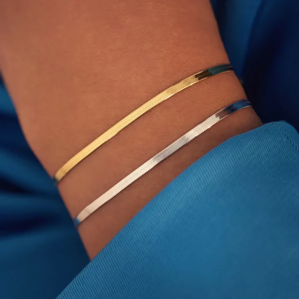 Bibbiena Poppi Alessia 925 Sterling Silber vergoldetes Armband