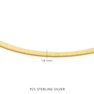 Bibbiena Poppi Alessia 925 Sterling Silber vergoldetes Armband