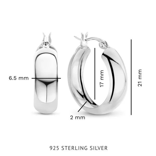 Bibbiena Poppi Casentino Ohrringe aus 925er Sterlingsilber