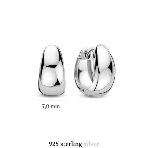 Bibbiena Poppi Casentino Ohrringe aus 925er Sterlingsilber