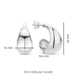 Bibbiena Poppi Casentino Ohrringe aus 925er Sterlingsilber