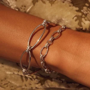 Bibbiena Poppi Clara 925 Sterling Silber Gliederarmband