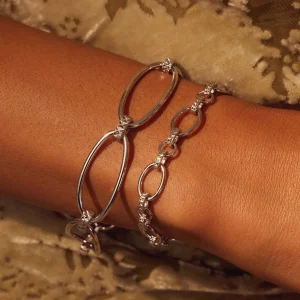 Bibbiena Poppi Clara 925 Sterling Silber Gliederarmband