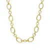 Bibbiena Poppi Clara 925er Sterlingsilber vergoldetes Gliedercollier