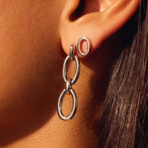 Bibbiena Poppi Clara Ohrringe aus 925er Sterlingsilber