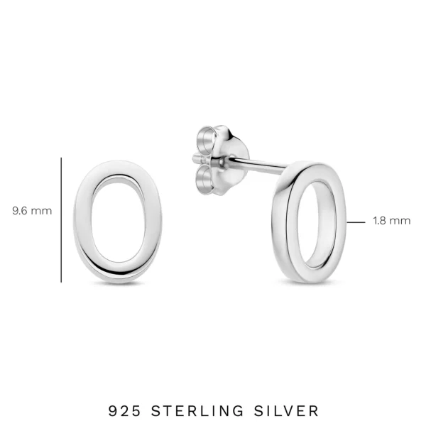 Bibbiena Poppi Clara Ohrstecker aus 925er Sterlingsilber