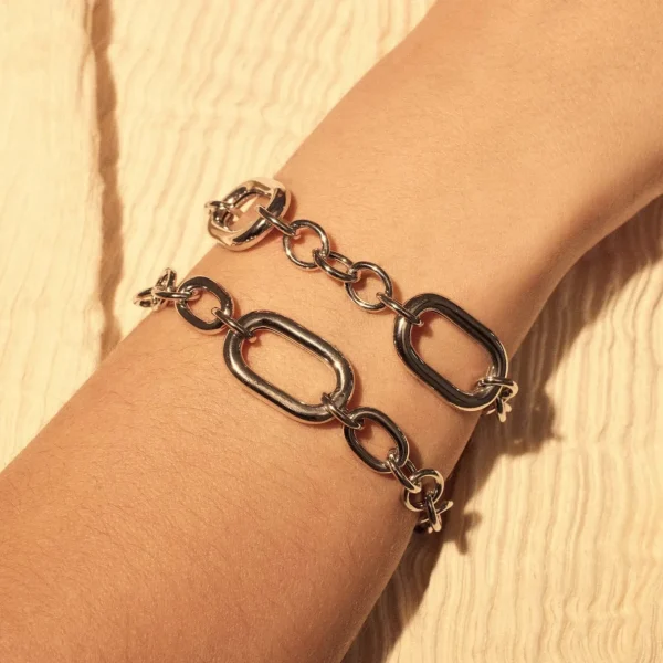 Bibbiena Poppi Gionna 925 Sterling Silber Gliederarmband
