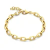 Bibbiena Poppi Lucia 925 Sterling Silber vergoldetes Gliederarmband