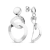 Bibbiena Poppi Madonna Ohrringe aus 925er Sterlingsilber