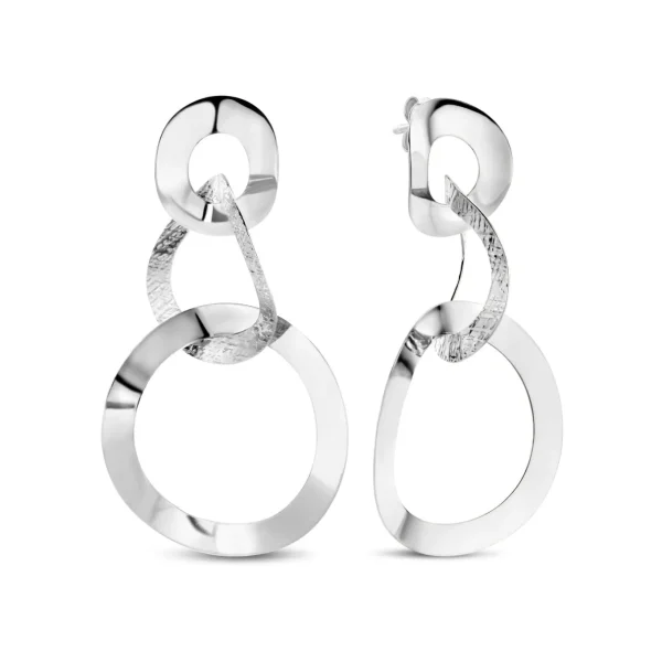 Bibbiena Poppi Madonna Ohrringe aus 925er Sterlingsilber