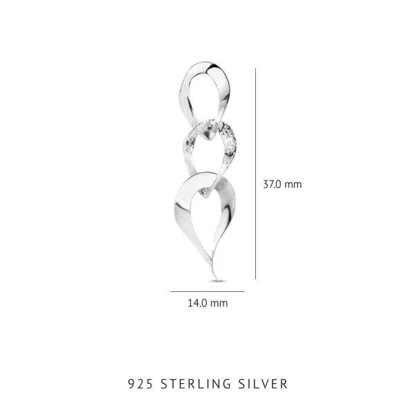 Bibbiena Poppi Madonna Ohrringe aus 925er Sterlingsilber
