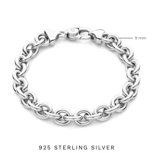 Bibbiena Poppi Mila 925 Sterling Silber Gliederarmband