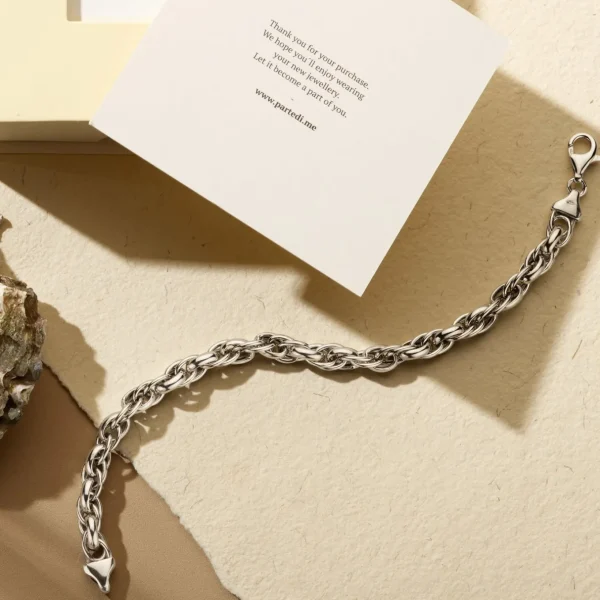 Bibbiena Poppi San Fedele Gliederarmband aus 925er Sterlingsilber