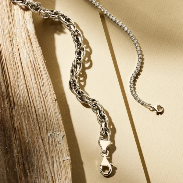 Bibbiena Poppi San Fedele Gliederarmband aus 925er Sterlingsilber