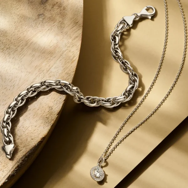 Bibbiena Poppi San Fedele Gliederarmband aus 925er Sterlingsilber