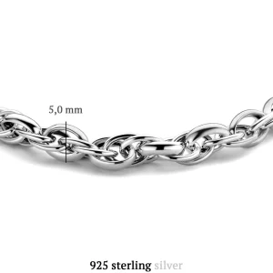 Bibbiena Poppi San Fedele Gliederarmband aus 925er Sterlingsilber
