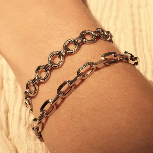 Bibbiena Poppi Viva 925 Sterling Silber Gliederarmband