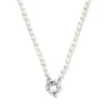 Brioso Cortona Bella 925 Sterling Silber Perlenkette mit Süßwasserperlen