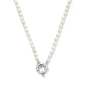 Brioso Cortona Bella 925 Sterling Silber Perlenkette mit Süßwasserperlen