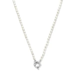 Brioso Cortona Bella 925 Sterling Silber Perlenkette mit Süßwasserperlen