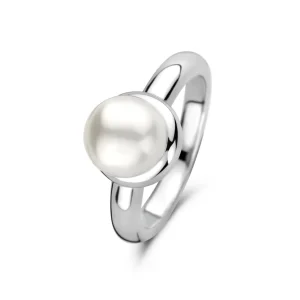 Brioso Cortona Bella Ring aus 925er Sterlingsilber mit Süßwasserperle