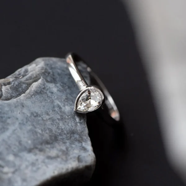 Cento Luci Natale Ring aus 925er Sterlingsilber mit Preciosa-Kristall
