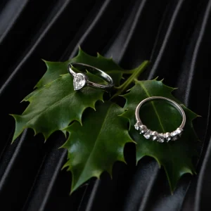 Cento Luci Natale Ring aus 925er Sterlingsilber mit Preciosa-Kristall