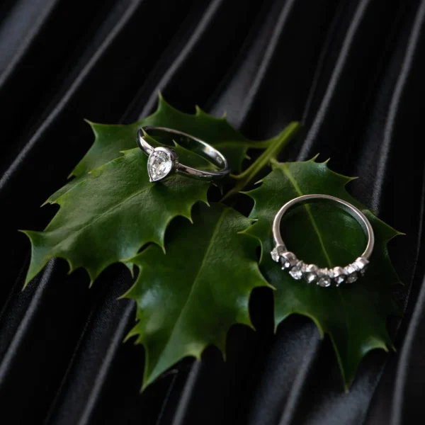 Cento Luci Natale Ring aus 925er Sterlingsilber mit Preciosa-Kristall