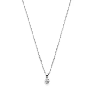 Cento Luci Rosia Halskette aus 925er Sterlingsilber mit Zirkoniasteinen