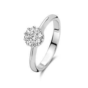 Cento Luci Rosia Ring aus 925er Sterlingsilber mit Zirkoniastein