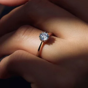 Cento Luci Rosia Ring aus 925er Sterlingsilber mit Zirkoniastein