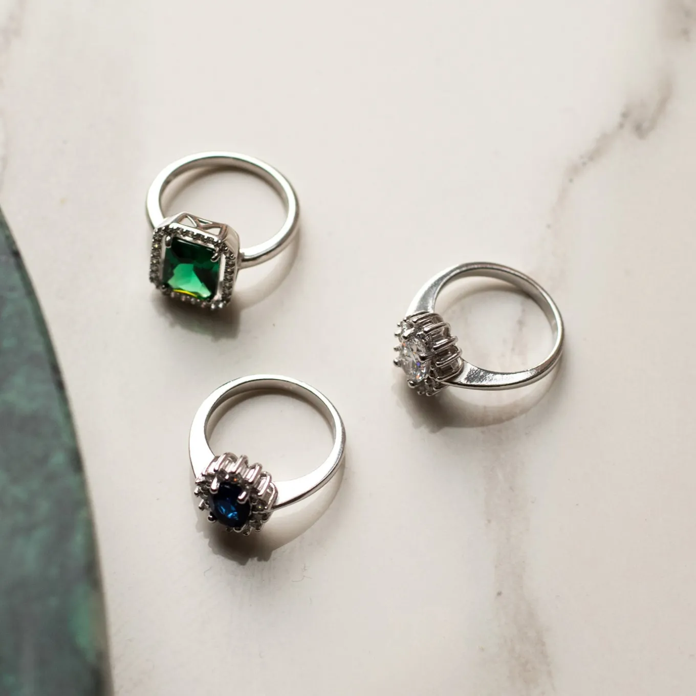 Mia Colore Bianca Ring aus 925er Sterlingsilber mit Zirkoniastein