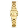 Orologio quadratische Damenuhr goldfarben