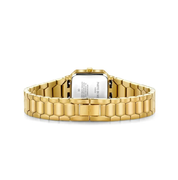 Orologio quadratische Damenuhr goldfarben
