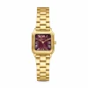 Orologio rechteckige Damenuhr silberfarben
