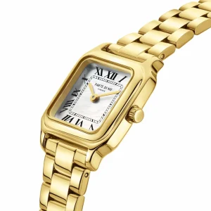 Orologio rechteckige Damenuhr silberfarben