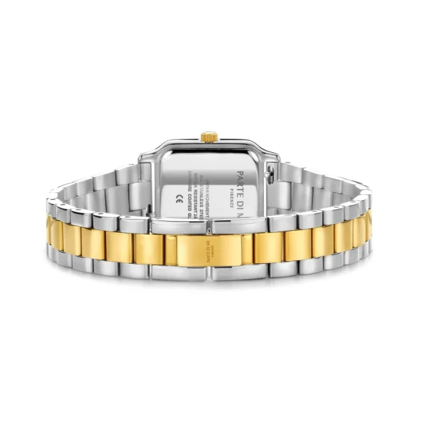 Orologio rechteckige Damenuhr silberfarben