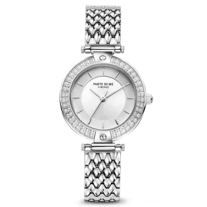Orologio runde Damenuhr silberfarben