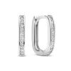 Ponte Vecchio Elina 925er Sterlingsilber-Ohrringe mit Zirkoniasteinen