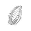 Ponte Vecchio Lanza Ring aus 925er Sterlingsilber mit Zirkoniasteinen