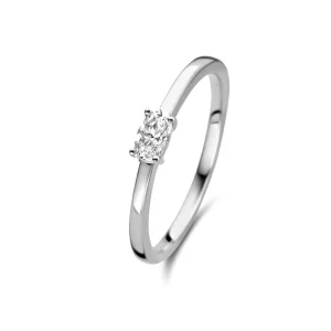 Ponte Vecchio Milena Ring aus 925er Sterlingsilber mit Zirkoniastein