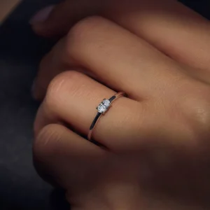 Ponte Vecchio Milena Ring aus 925er Sterlingsilber mit Zirkoniastein