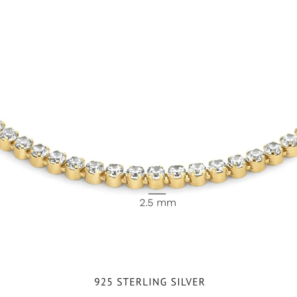 Ponte Vecchio Pitti 925 Sterling Silber vergoldetes Armband