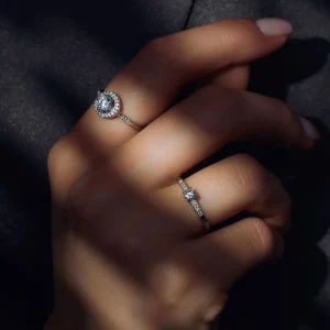 Ponte Vecchio Santa Trinita Ring aus 925er Sterlingsilber mit Zirkoniasteinen