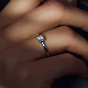 Ponte Vecchio Sofia Ring aus 925er Sterlingsilber mit Zirkoniastein