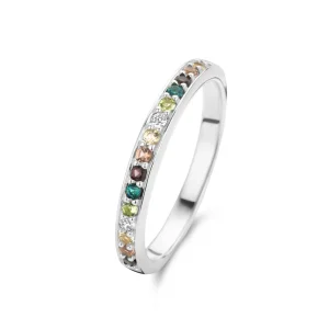 Ring Santa Maria del Fiore 925er Sterlingsilber mit farbigen Zirkoniasteinen